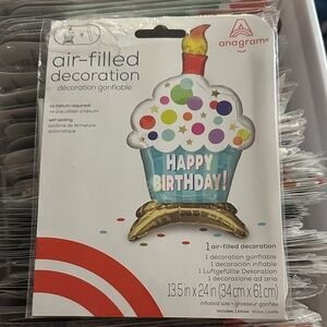 Air-Filled Birthday Decoration - Multicolor